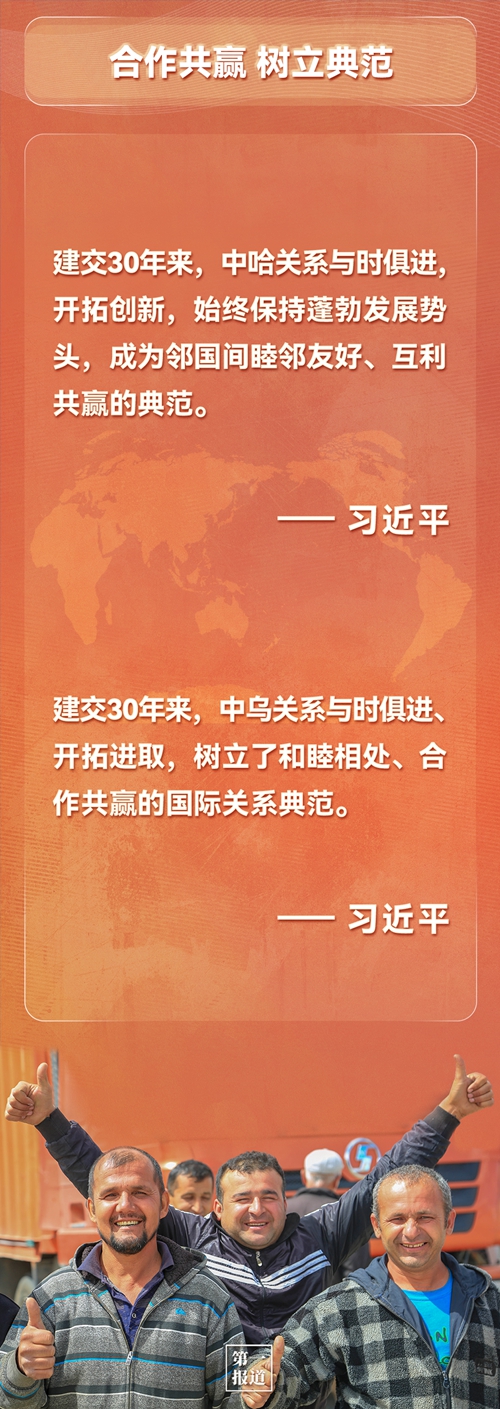 第一報(bào)道 | 建交三十年，習(xí)主席這樣評(píng)價(jià)與中亞五國關(guān)系