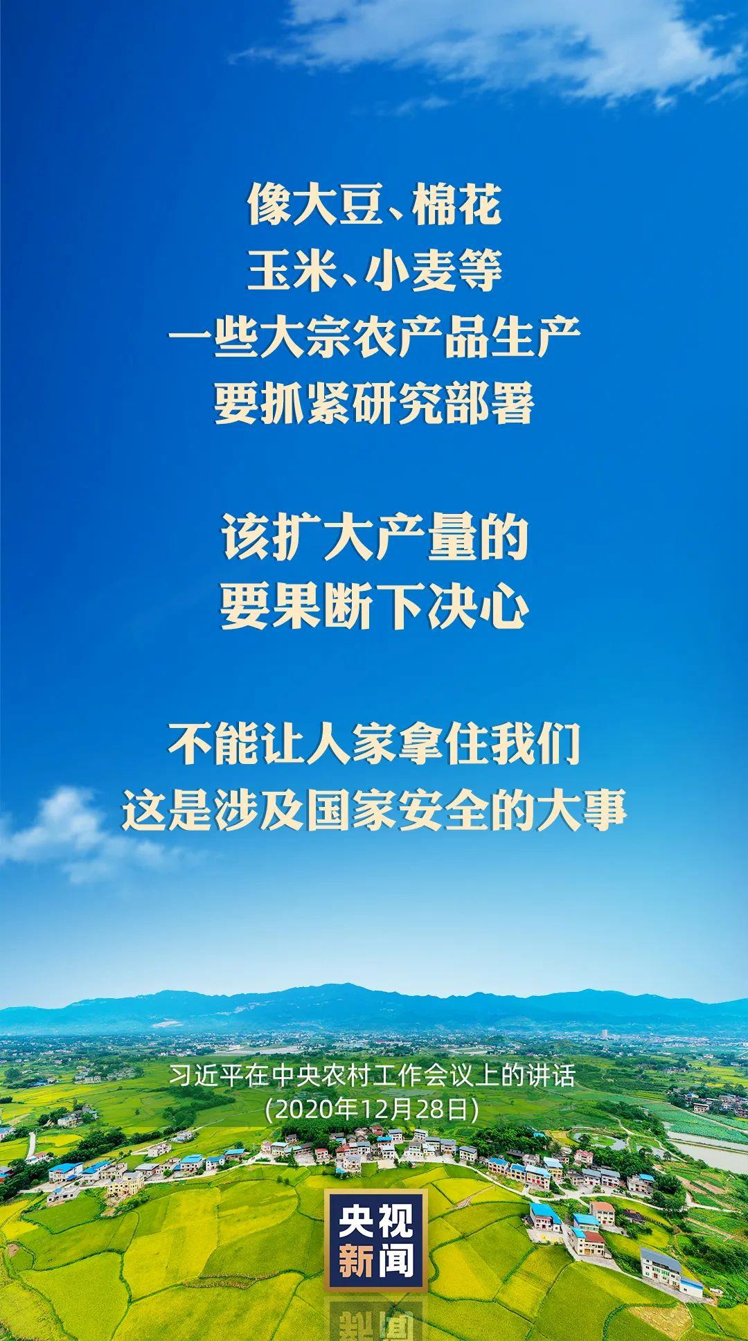 習近平：以國內穩產保供的確定性來應對外部環境的不確定性