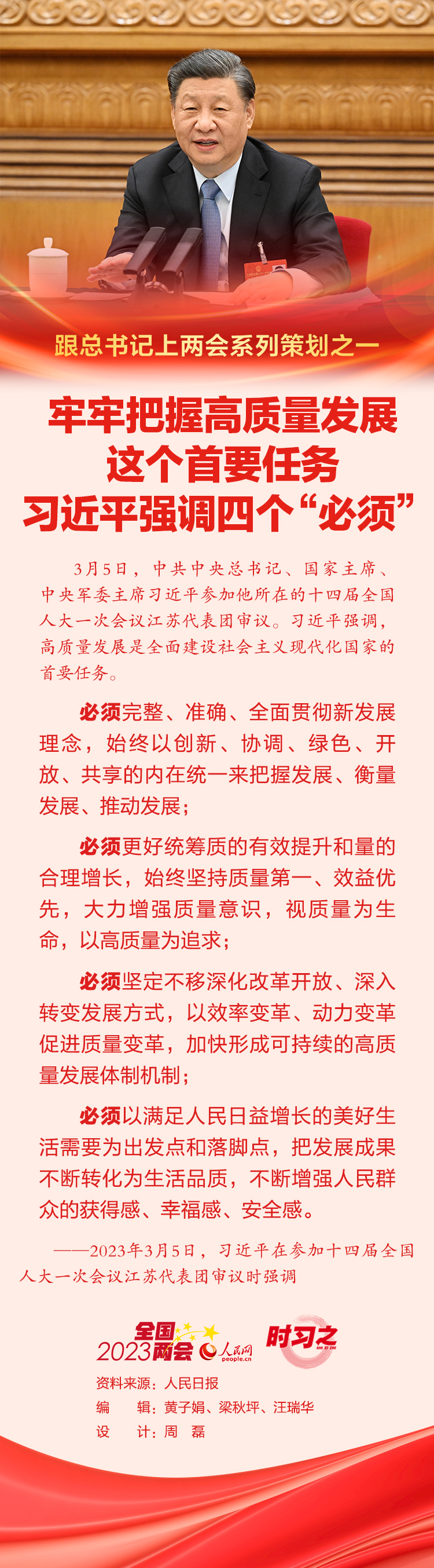 牢牢把握高質量發展這個首要任務 習近平強調四個“必須”