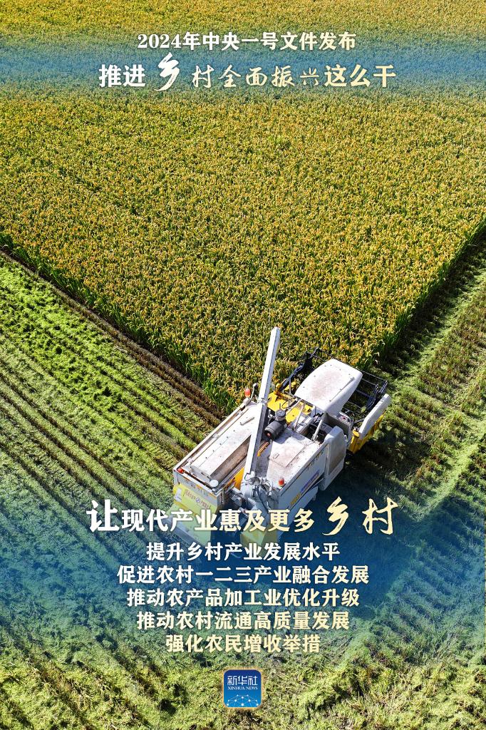 2024年中央一號文件：推進鄉村全面振興這么干