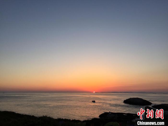 浙江海域一景。　林波 攝