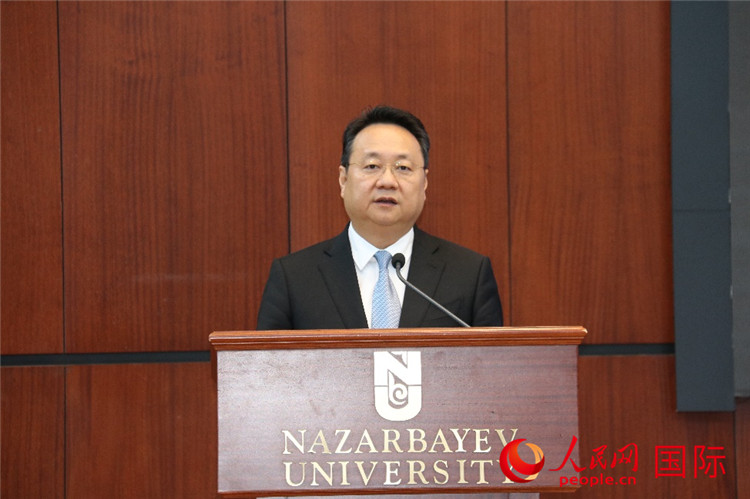 中共中央宣傳部副部長王綱致辭。人民網記者 李強攝