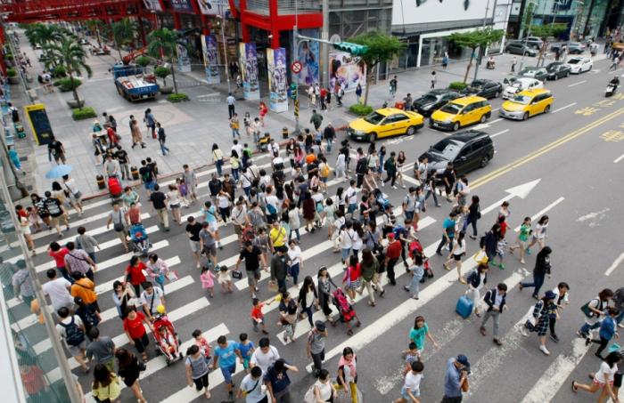 圖為信義商圈。圖片來源：臺灣“中時新聞網”。