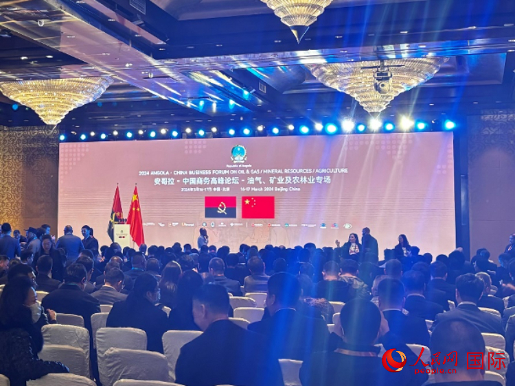 2024安哥拉—中國商務高峰論壇現(xiàn)場。人民網(wǎng)記者 張榮攝